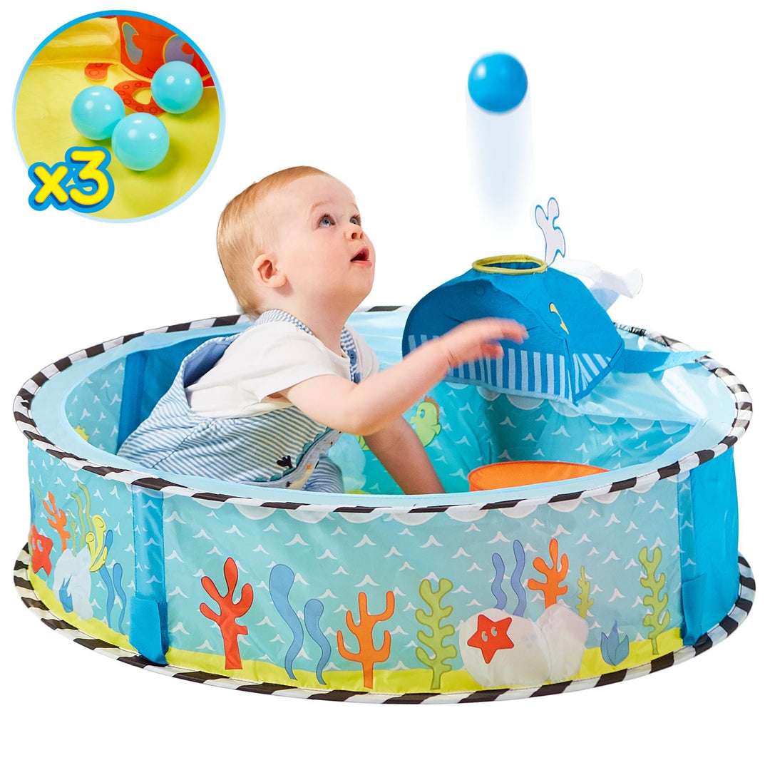 Kid Active Undersea Pop Up Baby Sensorisk Ball Pit Launcher