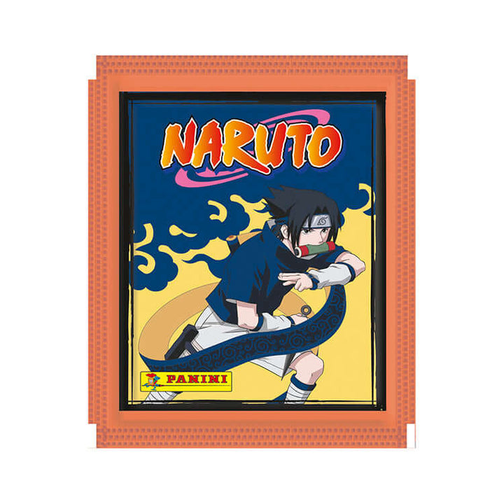 Naruto Sticker Collection album cover featuring Naruto Uzumaki by Panini.