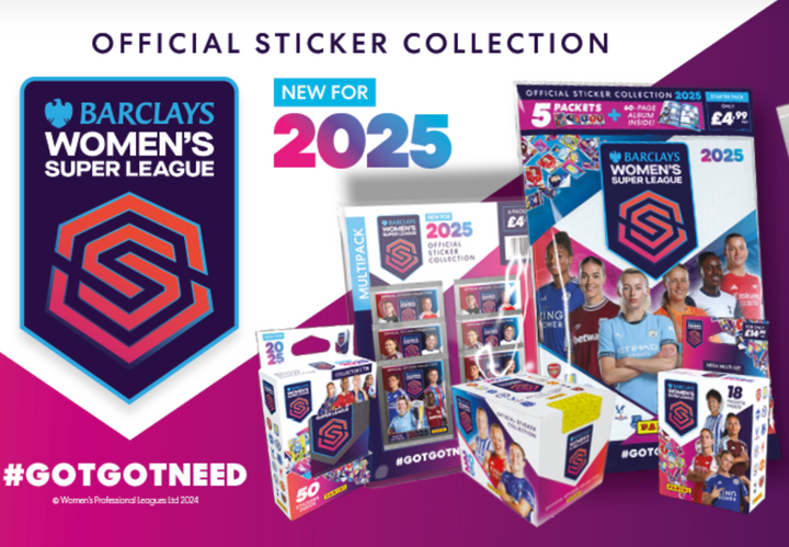 <tc>Barclays</tc> Officiel klistermærkesamling for kvindernes Super League 2025