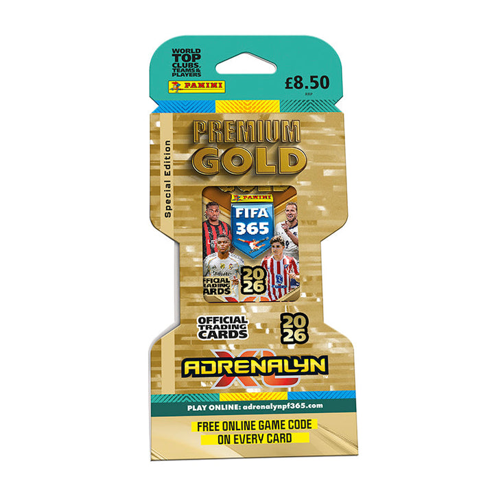 FIFA 365 2025/26 Adrenalyn XL Trading Card Collection Premium Gold Edition pack