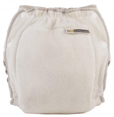 Toddle-Ease Nappy for larger babies and toddlers, natural fabric, absorbent, gentle elastics for waist and legs, ideal for night use.