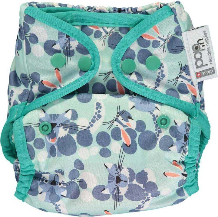 Close Parent Pop-in Nappy Wrap Popper Colour: Walrus reusable nappies Earthlets