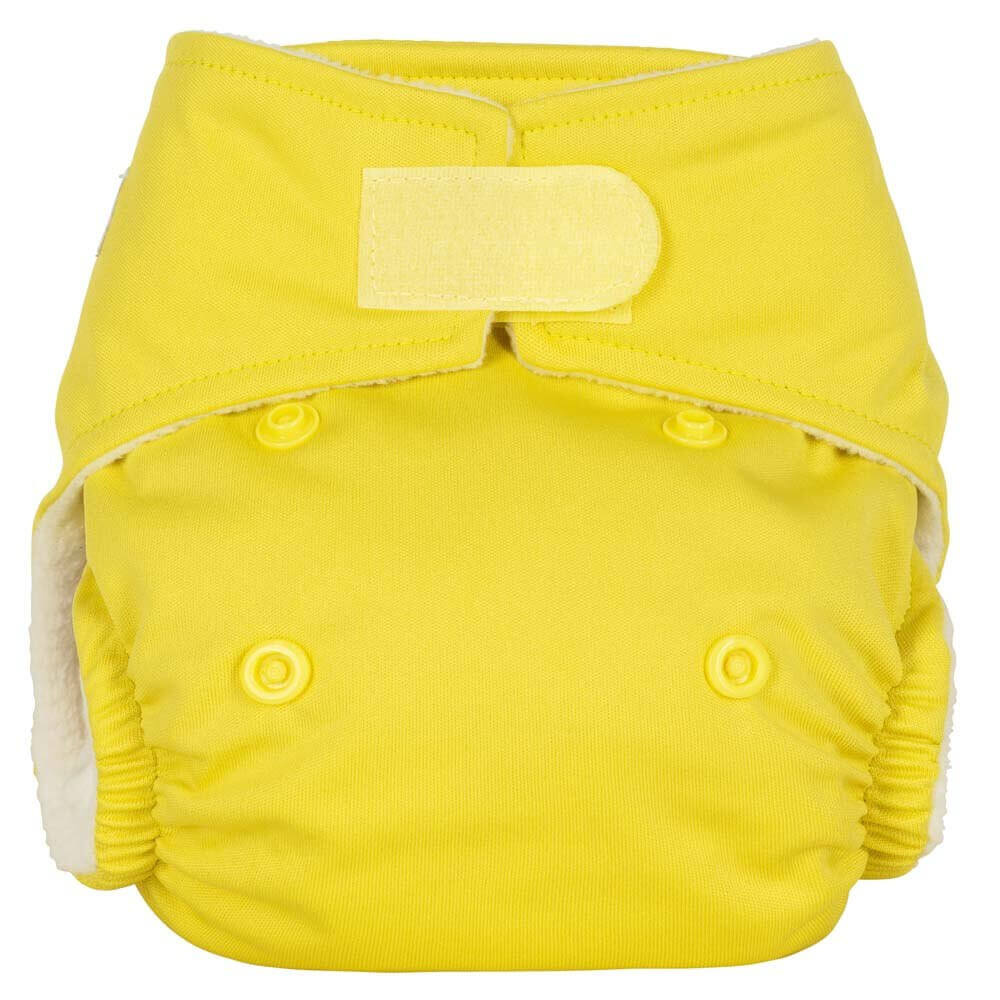 Baba + Boo Newborn Reusable Nappy - Plain Colour: Jasmine reusable nappies all in one nappies Earthlets