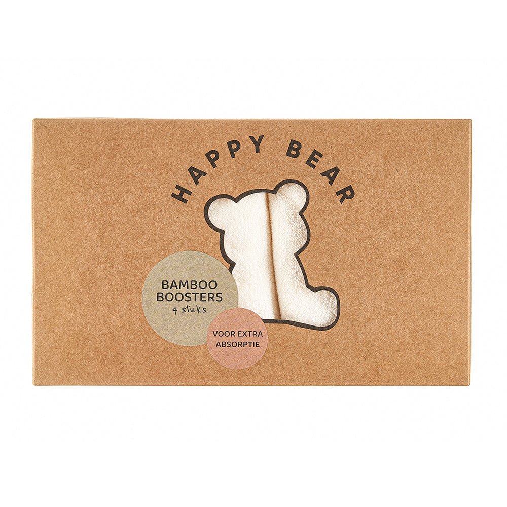 HappyBear| Bamboo booster set - 4 pack | Earthlets.com |  | reusable nappies liners and boosters