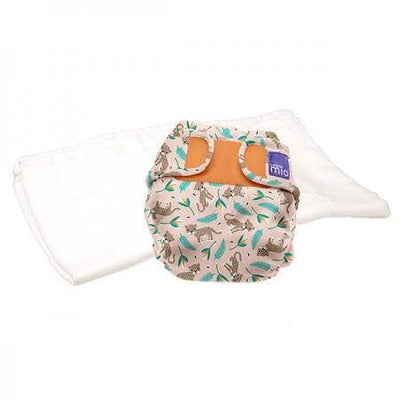 Bambino Mio Mioduo Two-Piece Nappy Size: Size 2 Colour: Wild Cat reusable nappies Earthlets