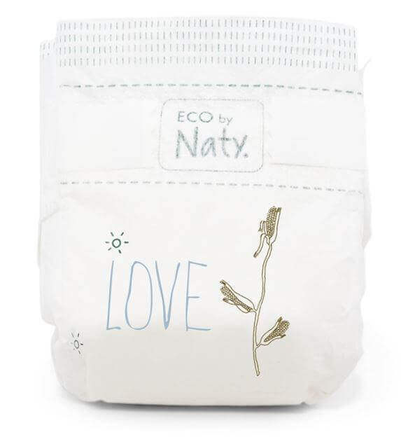Naty Size 2 Eco Nappies - 33 pack Multi Pack: 1 disposable nappies size 2 Earthlets