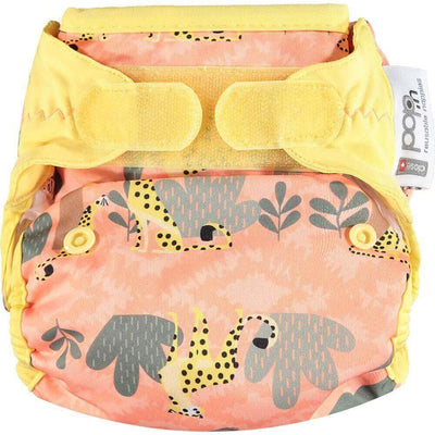 Close Parent Pop-in Single Nappy Wrap Tabs Colour: Cheetah reusable nappies Earthlets