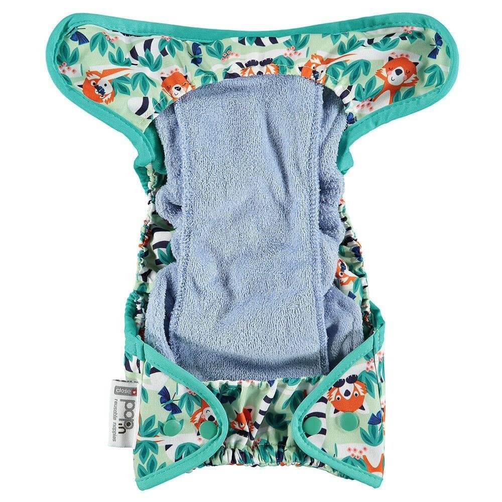 Close Parent Pop-in Nappy Wrap Popper Colour: Walrus reusable nappies Earthlets