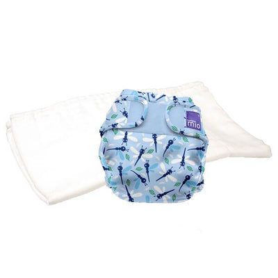 Bambino Mio Mioduo Two-Piece Nappy Size: Size 1 Colour: Dragonfly Daze reusable nappies Earthlets